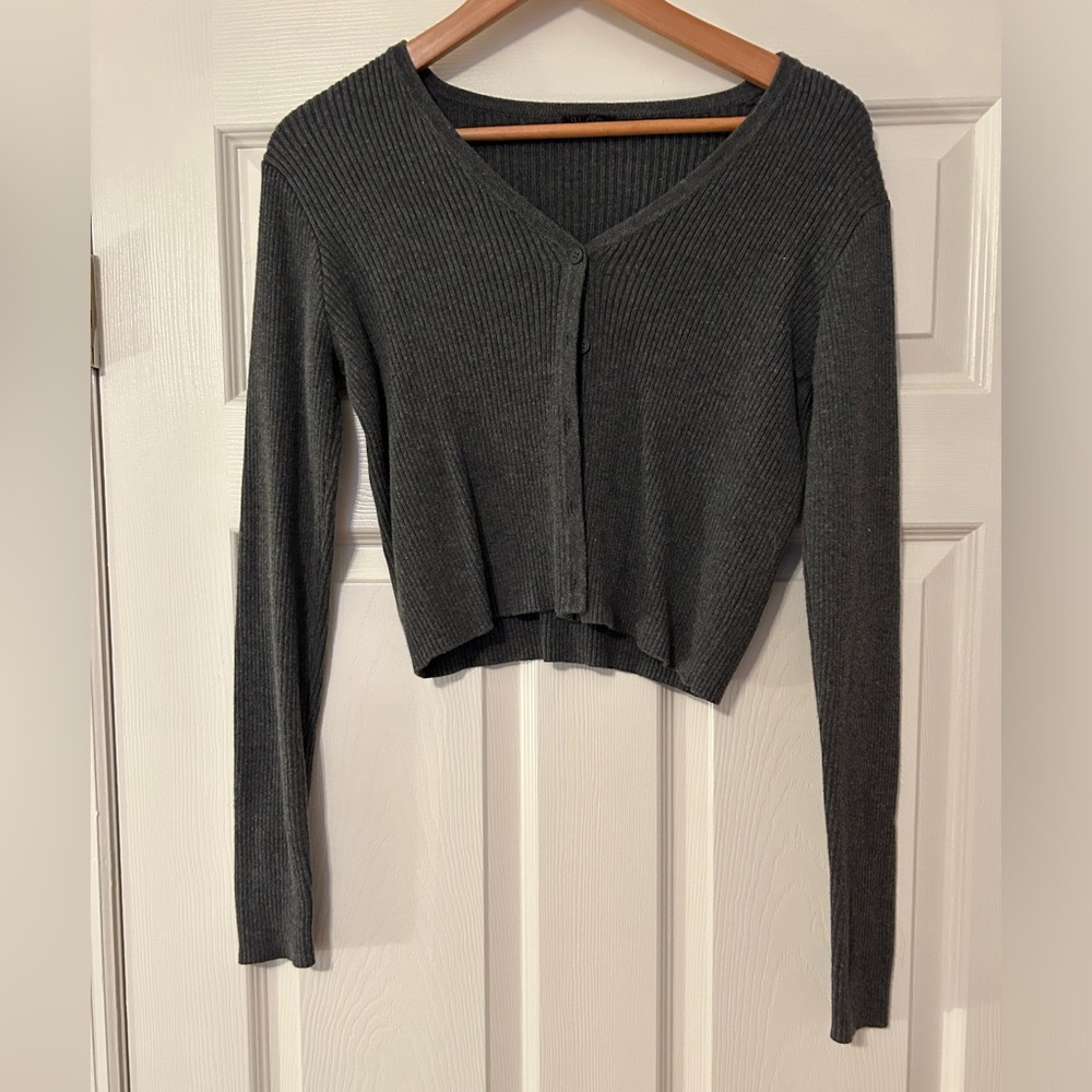 John Galt Gray Shannon Cardigan - Picture 5 of 8